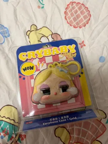 CRYBABY SHINY 시리즈 이어폰 케이스 골드