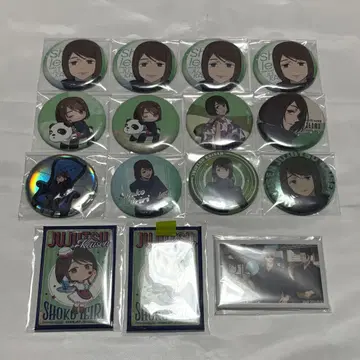 주술회전 캔뱃지 이에이리 쇼코 묶음 판매 15점
