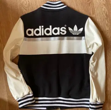 adidas originals 바시티 자켓 M 사이즈 블랙 화이트