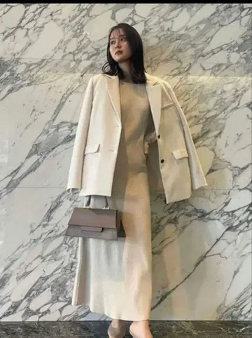 [] 글리터 리브 니트 원피스