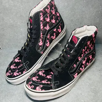 [ 새상품/데드스탁 ] VANS SK8-HI 플라밍고 패턴 반스 핑크