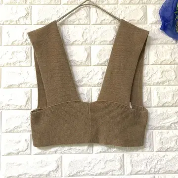 앤드 가이메 니트 뷔스티에 탱크탑 셔츠나 티셔츠에 맞춰 트렌드