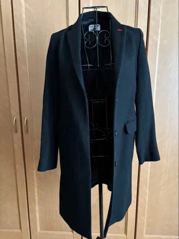 UNIQLO 이네스 체스터 코트 네이비