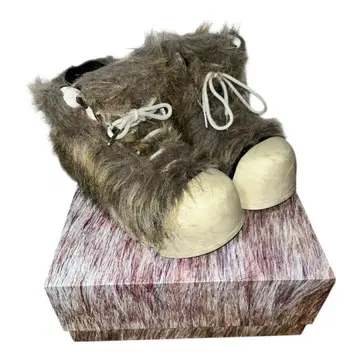 FVVO 퍼 부츠 브라운 24.5