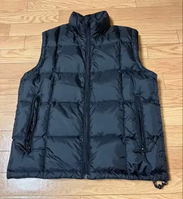 올드 갭 블랙 다운 베스트 퀼팅