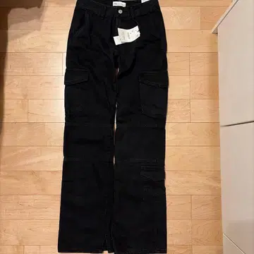 ZARA 블랙 카고 팬츠 36