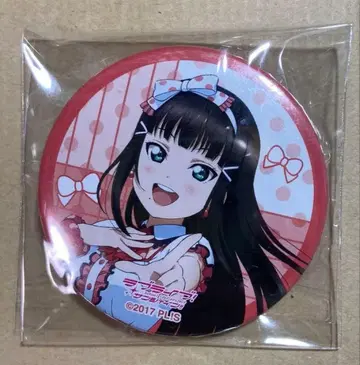 러브 라이브 선샤인 쿠로사와 다이아 생각은 하나로 캔뱃지 전시회