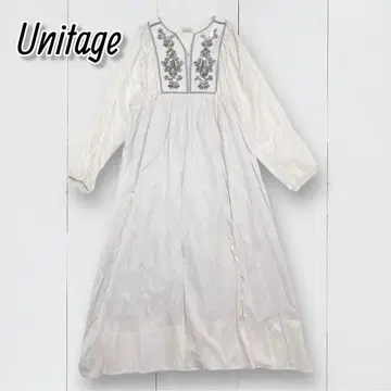 Unitage 스팽글 롱 슬리브 원피스