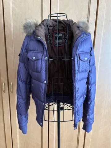 FLASH REPORT 퍼플 다운 자켓 M 사이즈