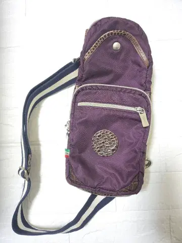 오로비안코 Orobianco 보라색 바디백 웨스트 파우치