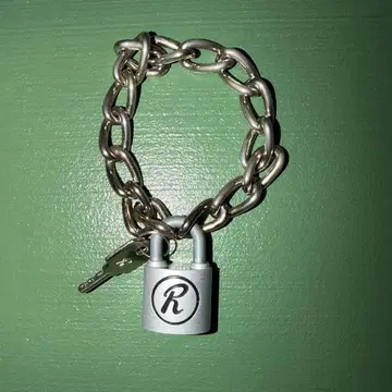 시드 패드락 체인 락 포함 실버 체인 팔찌