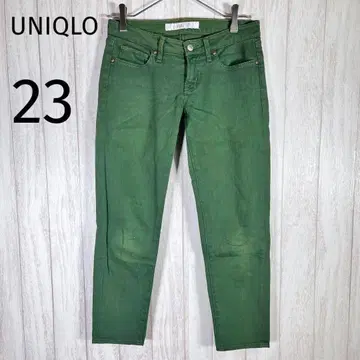 [UNIQLO] 스키니 핏 / 사이즈 23 / 그린 / 유니클로 / 그린
