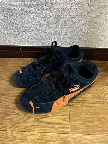 Puma 스피드캣 블랙/오렌지 스니커즈 23.0cm