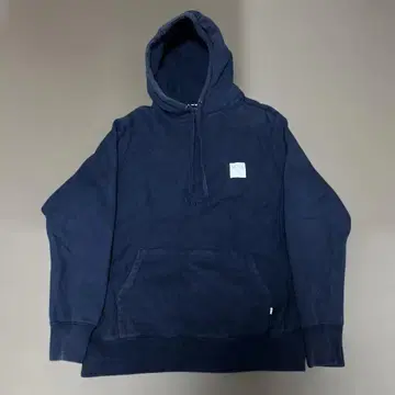 FTC 박스 로고 후드티 네이비 M 사이즈