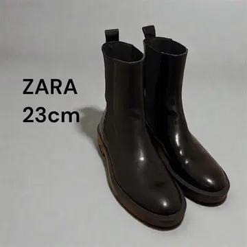 [ 새상품급 ] ZARA 자라 사이드 고어 부츠