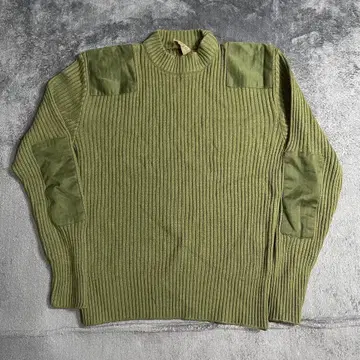 90s 스페인군 컴뱃 명령어 니트 스웨터 밀리터리