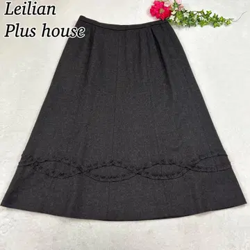 K112 새상품급 XL 레리아 엠플러스 하우스 롱 스커트 브라운 여성용