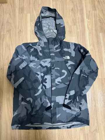 The North Face 마운틴 후드티 그레이 카모플라쥬