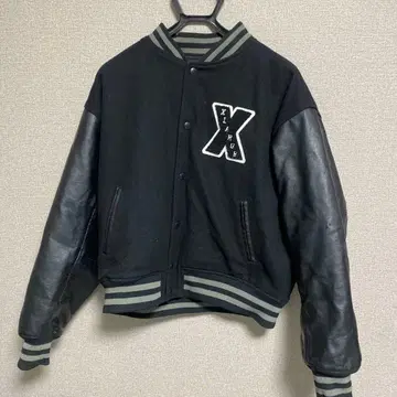 XLARGE 바시티 자켓 S 블랙
