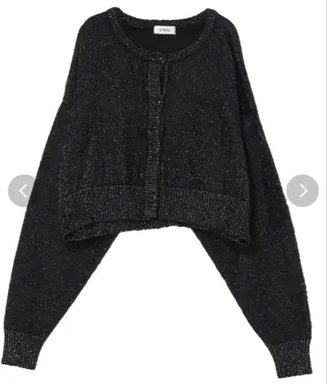 EVRIS 라메 앙상블 숏 니트