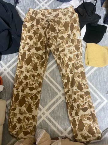 sassafars 카모 패턴 팬츠