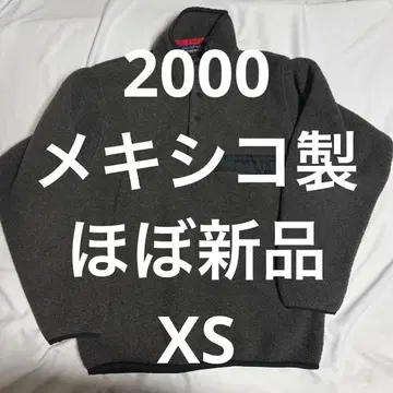 2000년 XS 파타고니아 신틸라 스냅T 플리스 멕시코제 그레이