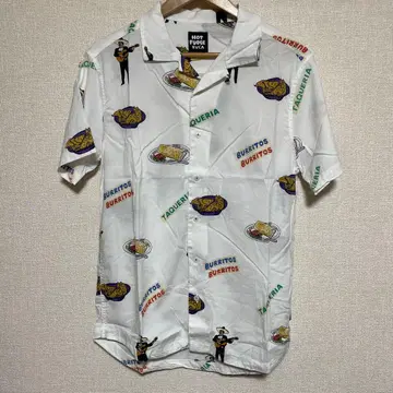 RVCA HOT FUDGE 오픈 카라 코튼 셔츠