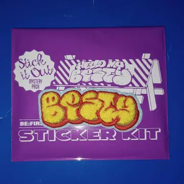 BE:FIRST BESTY hello mybesty 복슬복슬 자수 스티커
