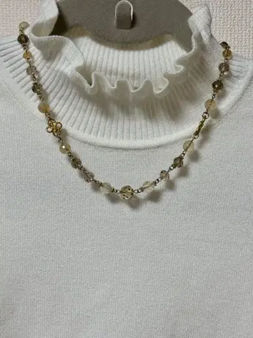 VENDOME BOUTIQUE 비즈 목걸이 [ 약 44cm ]