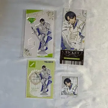 블루 록 이사기 요이치 옥좌 듀얼 아크릴 스탠드 스티커