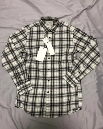 유니클로 플란넬 셔츠 긴팔 남성용 여성용 플란넬 대형점 한정판