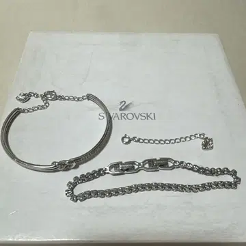 Swarovski 실버 코팅 팔찌