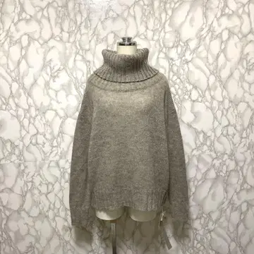 미사용 새상품 택 포함 08Mab 디자인 니트 터틀넥 모헤어 혼합
