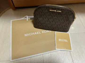 MICHAEL KORS 브라운 파우치