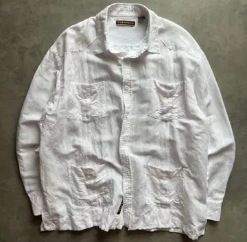 CUBAVERA 쿠바 셔츠 긴팔 린넨 레이온 셔츠