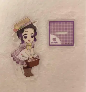 귀멸의 칼날 피크닉 아크릴 스탠드 코쵸우 시노부