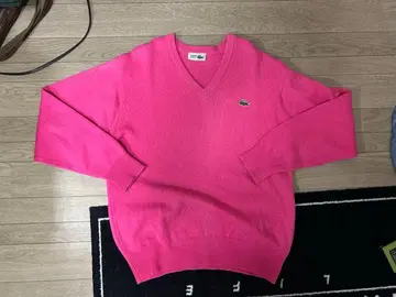 라코스테 V넥 니트 구제 의류