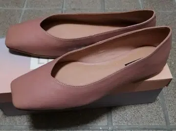 LISA VICKY 리사비키 스퀘어 펌프스 23.5cm 천연 가죽