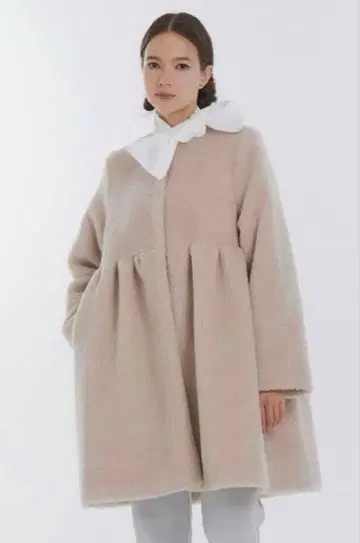 [ yori ] 모후보아 코트 베이지 36 완판템