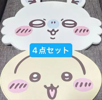 치이카와 (먼작귀) 얼굴 접이식 테이블 봉제 인형 포함 세트