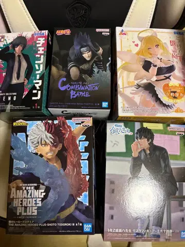 애니메이션 캐릭터 피규어 세트