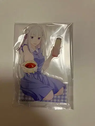 제비뽑기당 Re: 제로 에밀리아 아크릴 스탠드 피크닉 ver.