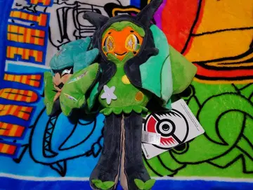 포켓몬 센터 오가폰 녹색 가면 봉제 인형