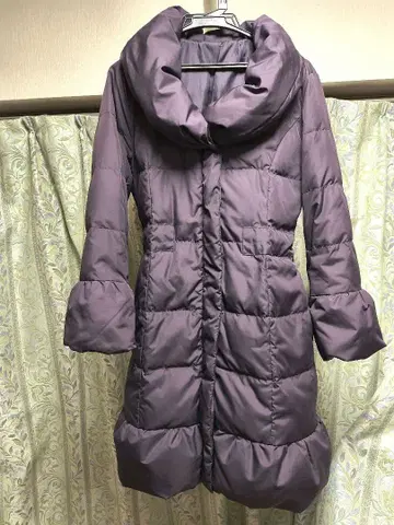 와인 퍼플 다운 자켓