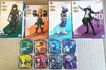 제일복권 히로아카 피규어 A상 B상 D상 E상 고무 코스터 컴프 세트