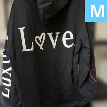 Luxury Love 럭셔리 러브 후드티 후디 블랙