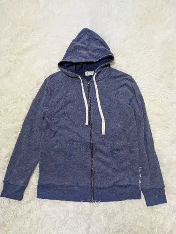 글로벌 워크 네이비 풀 집업 후드티 L