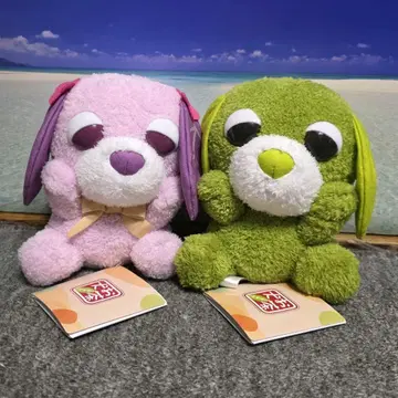 오차이누 효코표코 봉제 인형 2체 세트