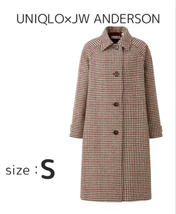 유니클로 UNIQLO JW 앤더슨 스텐카라 코트 S