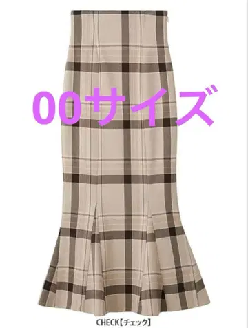 SNIDEL 스나이델 하이웨스트 머메이드 롱 스커트 00 스커트